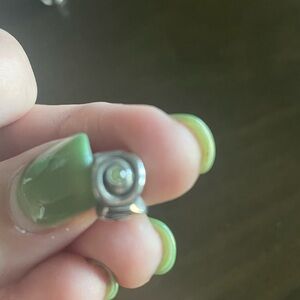 Pandora Silver Rose Charm